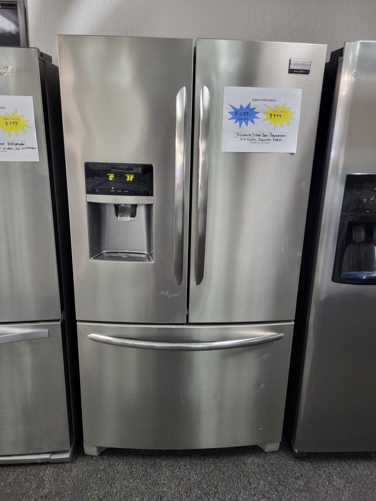 🌻Spring Sale! Frigidaire Counter Depth French Door Refrigerator- Warranty Included 