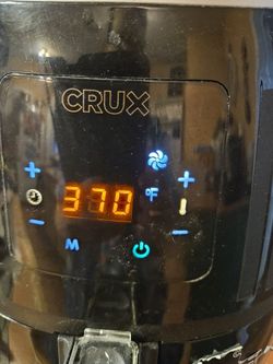 CRUX freidora de aire touchscreen,  le caben 2 libras