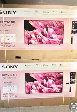 85 TV Sony full array, LED TV 120 Hz smart 4K $55 down on Finacing  free delivery  6 month warranty