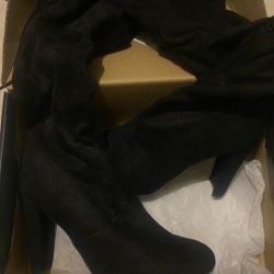 Fashion Nova Thigh High  Suede Boot 