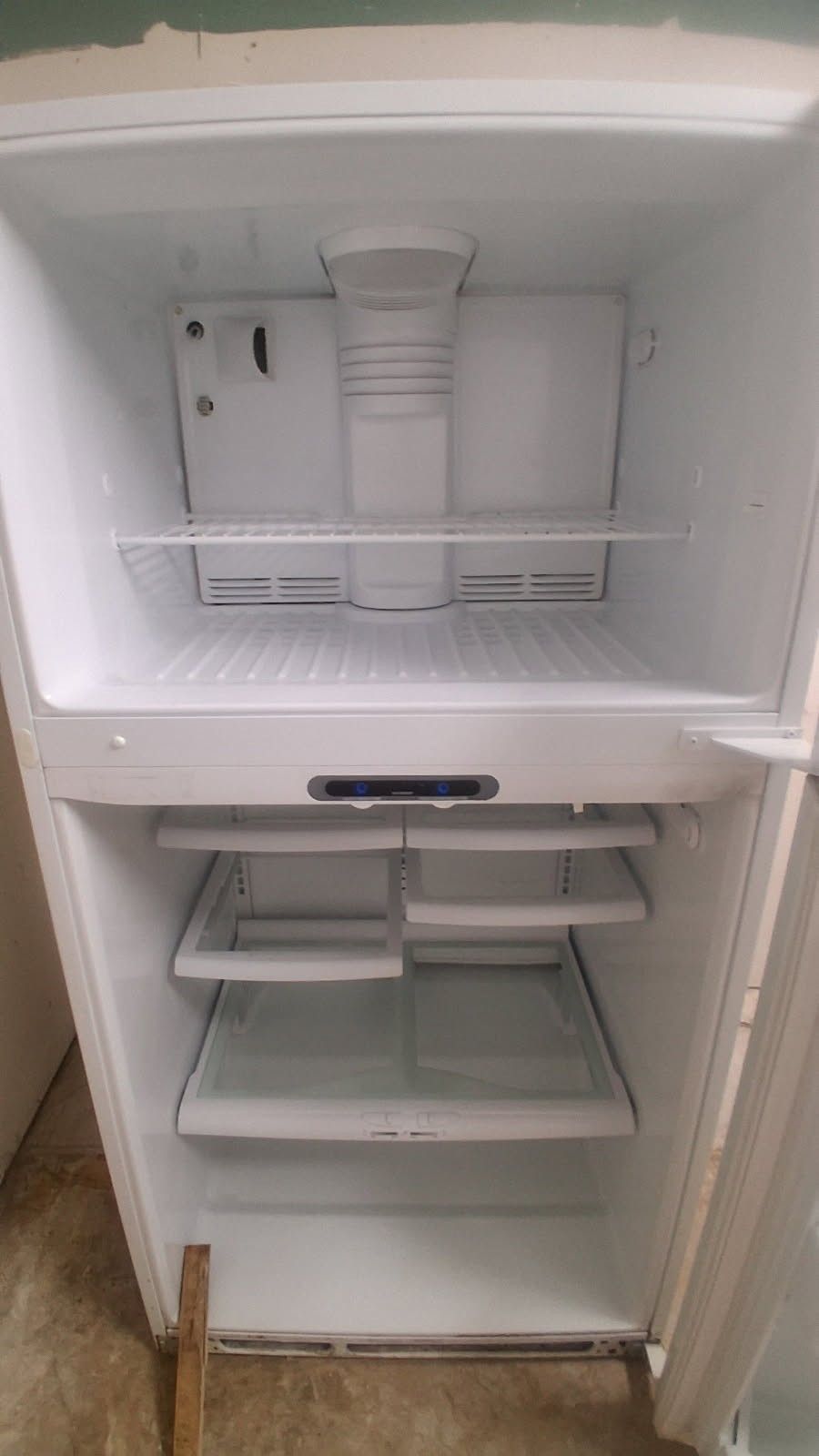 All White Refrigerator.