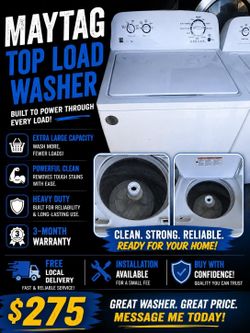 Maytag washer extra large capacity