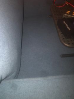 Blue chair comfy used 5 times