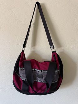 Victoria Secret PINK Duffle Bag Tote Gym Travel Carry On Slight Cut at Handle