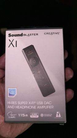 Creative Sound Blaster X1 USB DAC Headphone Amplifier