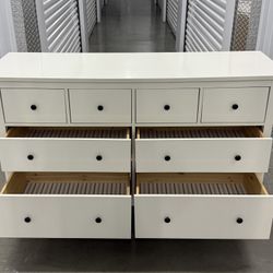 WHITE IKEA HEMNES 8-DRAWER DRESSER NEW CONDITION DELIVERY AVAILABLE 