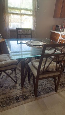 Glass table
