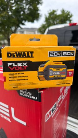 Dewalt 9AH battery flex volt
