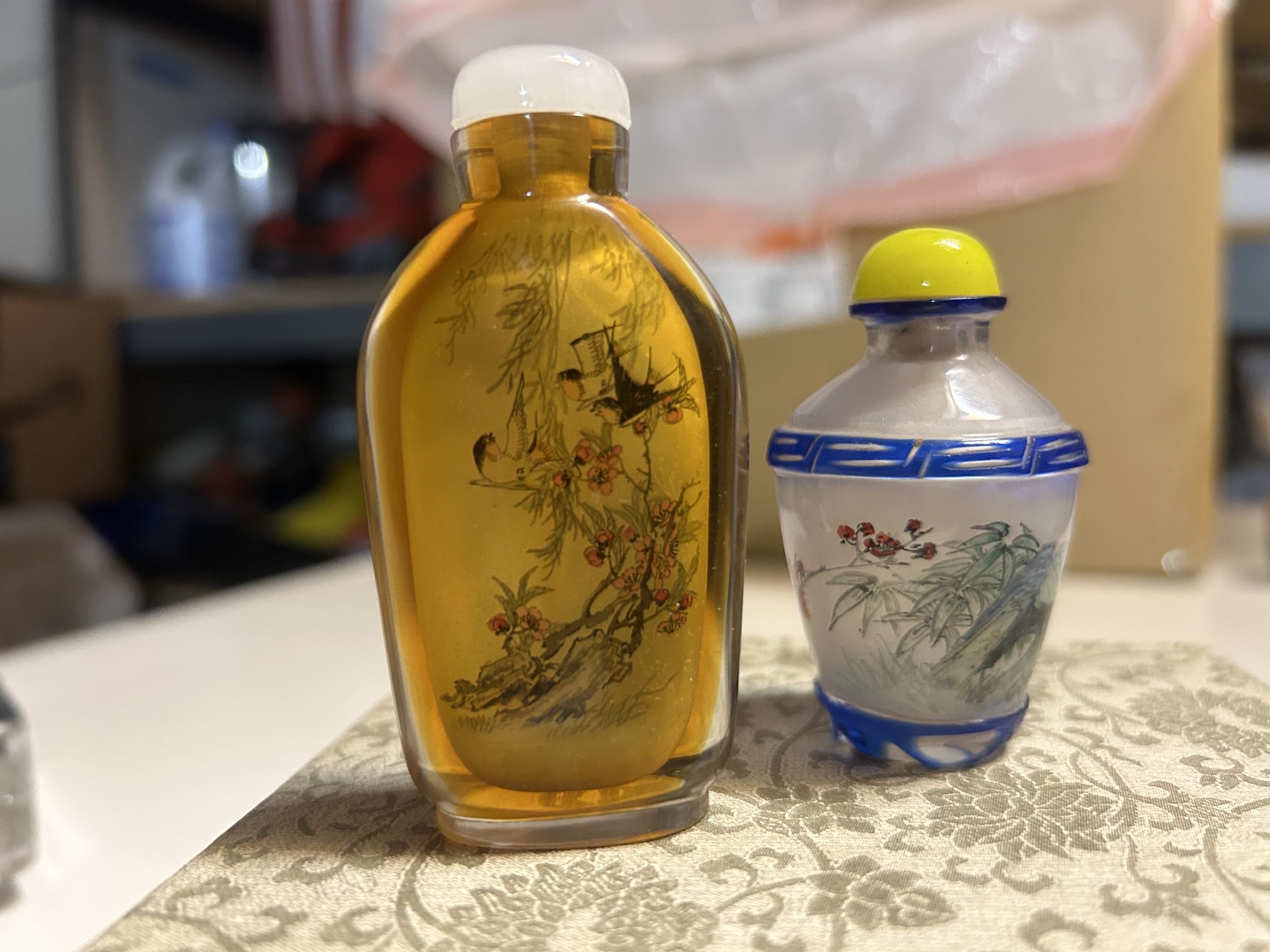 Antique Snuff Bottle 2 pieces