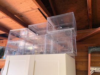 Plastic Shoe Storage Bins