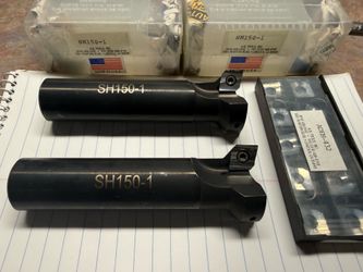 A.B. TOOLS SH150-1 Shear Hogs (2ea) & ADEH-432 Inserts (box of 10) NEW.