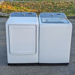 SAMSUNG XL Capacity 5.0 cuft washer and 7.4 cuft Electric Dryer. Works Perfect. 30 Days warranty