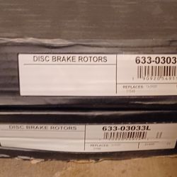 Hyundai And Kia  L + R Rear Brake Rotors And Pads Set