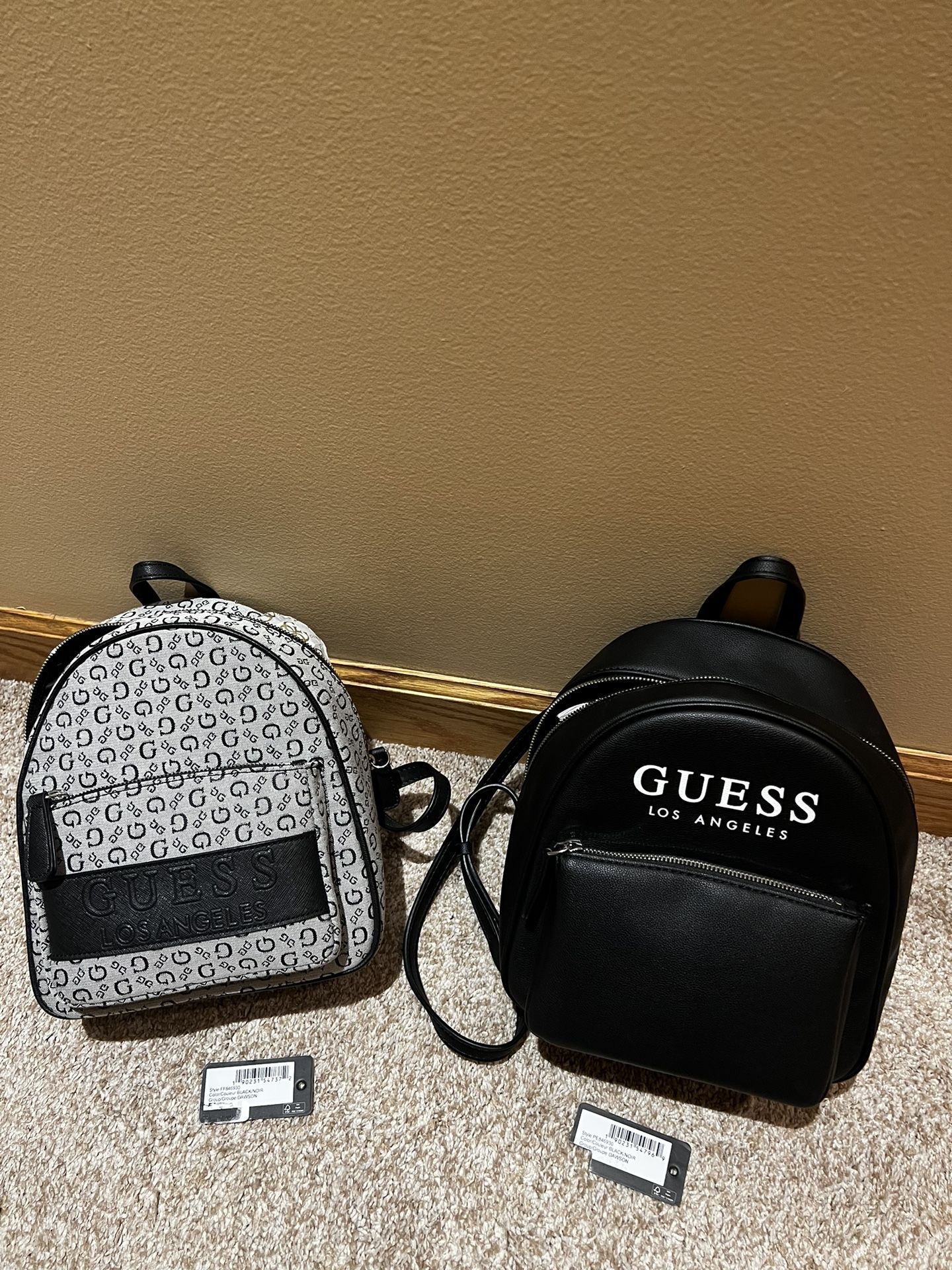 Guess Los Angeles Mini Backpacks. For School Or Play. 