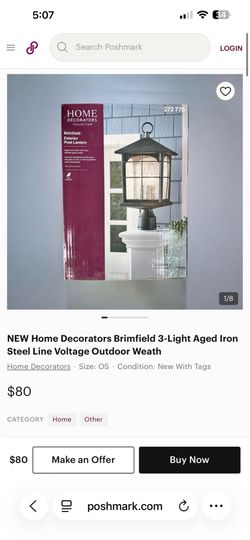Exterior post latern