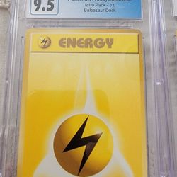 Super RARE Energy CARDS Old CgC Label 9.5 Now 10s