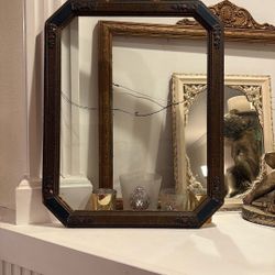 Antique Ornate Frame w Glass 