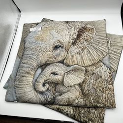 2 Pillow Cases With Zipper, 17.5" X 17.5", (3949)