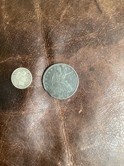 Vintage coins some silver - 1858 Seated Liberty Half Dollar 1913 Barber Dime 1885 Nickel plus more