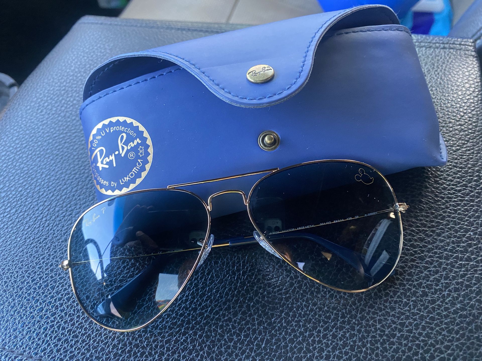 Disney 50th Anniversary Ray Ban RB3025 Aviator Large Metal