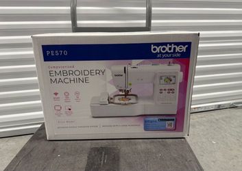 Brother PE570 Embroidery Machine with 135 Built-in Designs, Wireless Connectivity, and Artspira App
