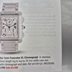 Cartier W/ Box & Papers.