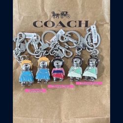 New  coach Disney princess Bear Bag  Charm  $40 each serious buyers only