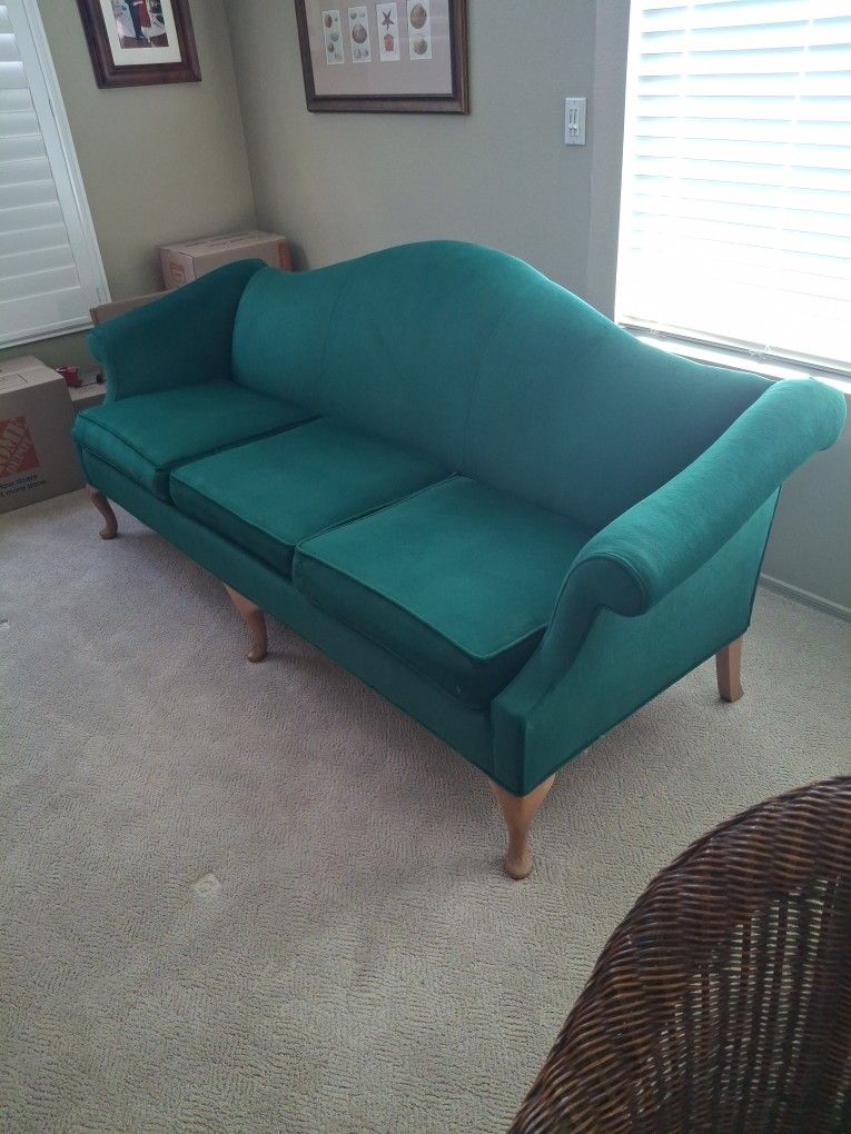 Vintage Green Sofa Lounger