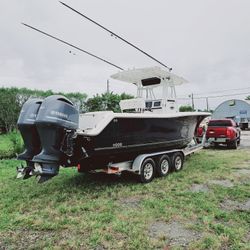 SEA HUNT 29  DEL 2011 CON DOS YAMAHAS 300 FOUR STROKE CON 580 HORAS TRAILER 2020