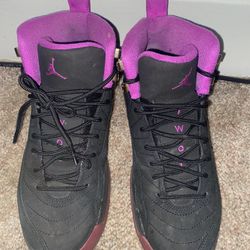 Jordan Black And Purple 12s
