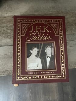John F. Kennedy And Jackie Hardcover Book