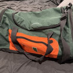 Large Miami Hirricanes duffle bag