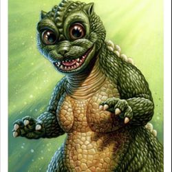 SDCC Mondo Little Godzilla Jason Edmiston Poster Print | SHIPS FAST Thumbnail
