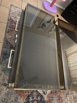 Set of Two Glass Tables