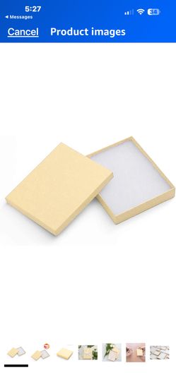42PC Jewelry Gift Boxes With Lids - Kraft 6x5x1, Cotton Filled Brown for Necklaces, Bracelets - Bulk Shipping Boxes for Small Business, Accessories