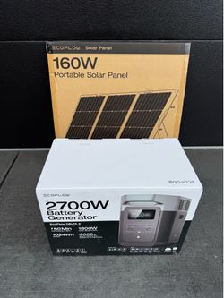 EcoFlow 1024Wh DELTA 2 1800 -Watts Portable Power Station $799 plus tax at lowes   EcoFlow NextGen 160-Watt Portable Solar Panel with 21.3-Volt Output