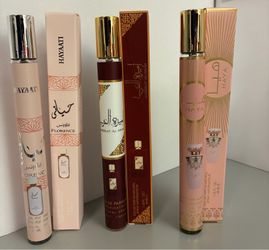 Set Of 3 Haya, Asdaaf Ameerat Al Arab & Hayaati Florence all By Lattafa New in Box Princess of Arabia EDP 1.18oz 35ml