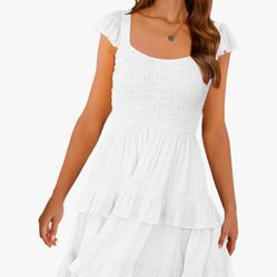 Cute White Summer Dress