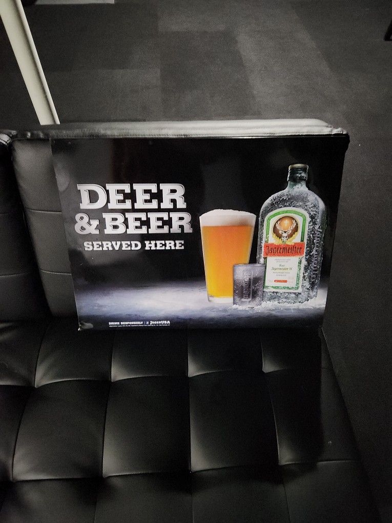 Jagermeister Aluminum Sign