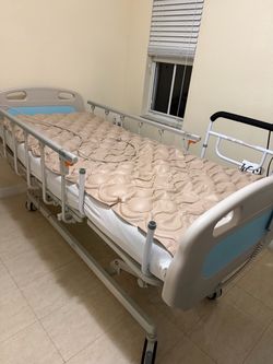 HOPEFULL Electric Hospital Bed – FREE Mattress + Pressure Mattress System
