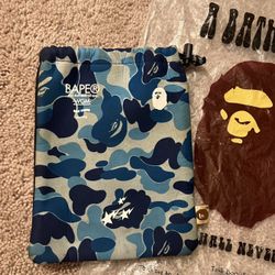 BAPE A Bathing Ape Camo Gadget Pouch Bag 