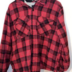Flannel hoodie