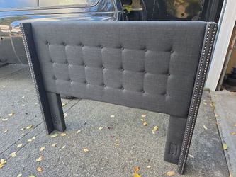 Fabric queen size headboard