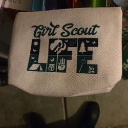 Girl Scout LIFE bag Make Up Pencil Wallet 