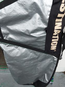 Destination surf board travel bag