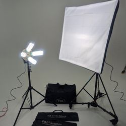 Studio Flo 4 Florescent Video Light Kit
