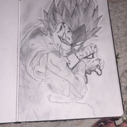 Ultra Ego Vegeta Drawing