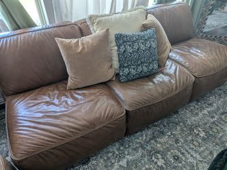 Leather Couch Set