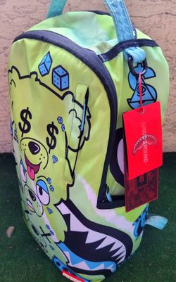 Green Sprayground Backpack