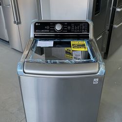 LG Graphite Steel Smart Top Load Washer WT7300CV for Sale in